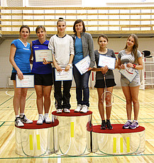 Победители в парном женском разряде Победители в парном женском разряде